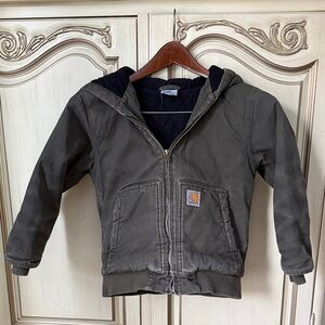 Carhartt Dark Green Hooded Jacket 7/8